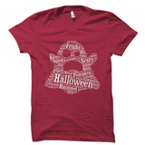 Halloween Words Ghost Shirt