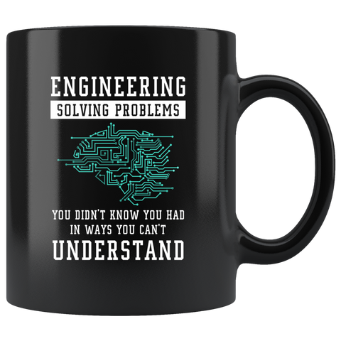 Engineering 11oz Black Mug
