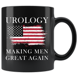 Urology Making Men Great Again  11oz Black Mug