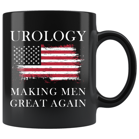 Urology Making Men Great Again  11oz Black Mug