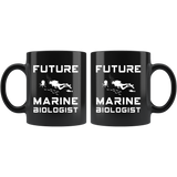 Future Marine Biologist 11oz Black Mug