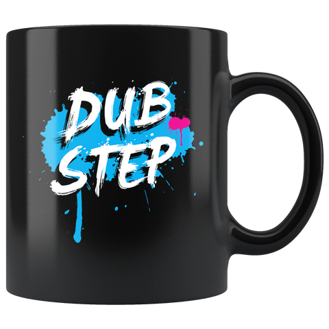 Dub Step 11oz Black Mug