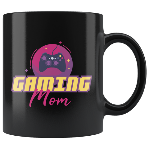 Gaming Mom 11oz Black Mug