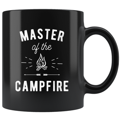 Master Of The Campfire 11oz Black Mug
