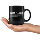 Event Planner 11oz Black Mug
