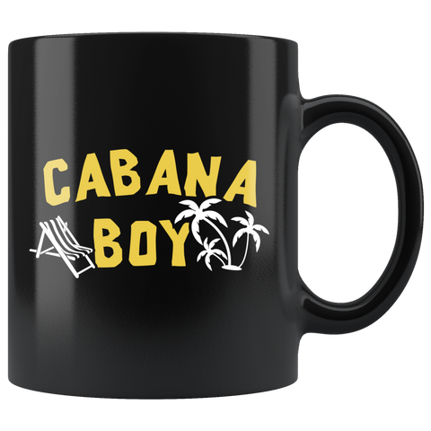 Cabana Boy 11oz Black Mug