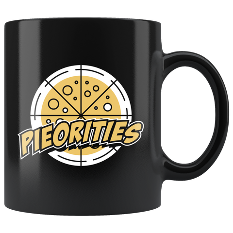 Pieorities 11oz Black Mug