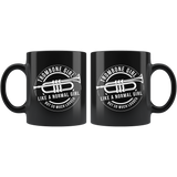 Trombone Girl Like A Normal Girl But So Much Louder 11oz Black Mug