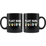 Plant Mama 11oz Black Mug