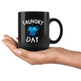 Laundry Day 11oz Black Mug