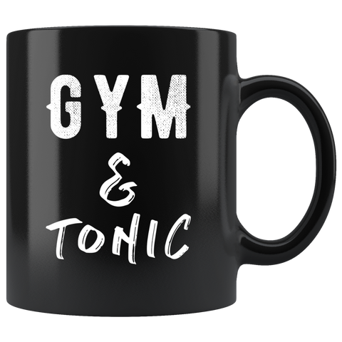 Gym & Tonic 11oz Black Mug