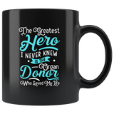The Greatest Hero 11oz Black Mug