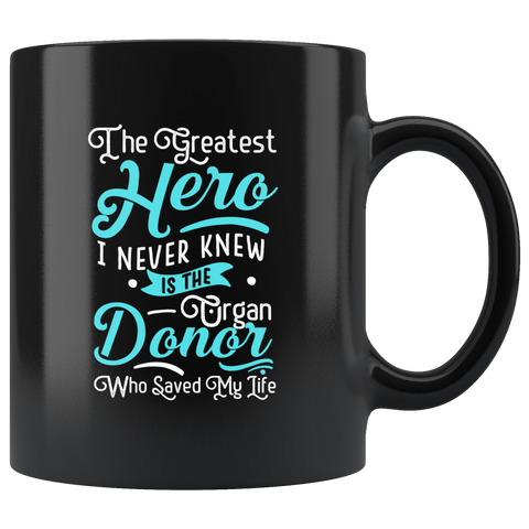 The Greatest Hero 11oz Black Mug