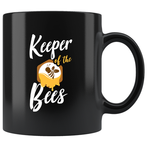 Keeper Of The Bees 11oz Black Mug