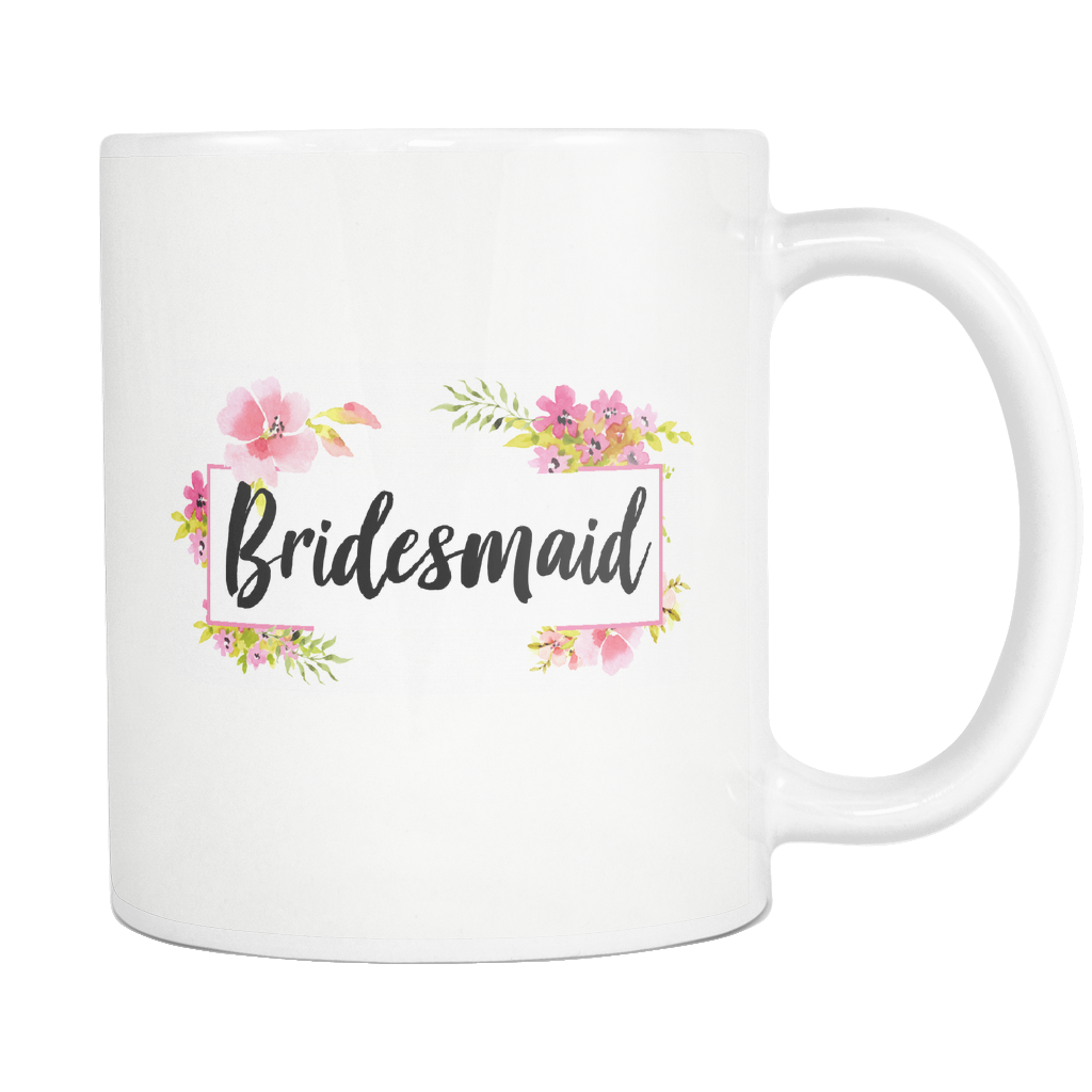 Bridesmaid White Mug