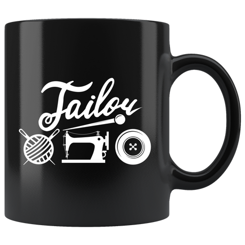 Tailor 11oz Black Mug