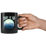 Yurt It Up 11oz Black Mug