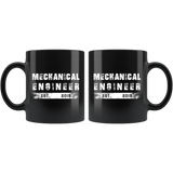 Mechanical Engineer Est. 2019 11oz Black Mug