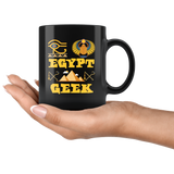 Egypt Geek 11oz Black Mug
