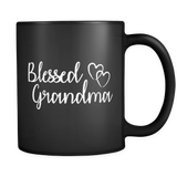 Blessed Grandma Black Mug