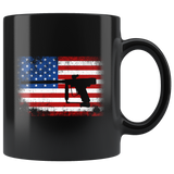 American Paintball 11oz Black Mug