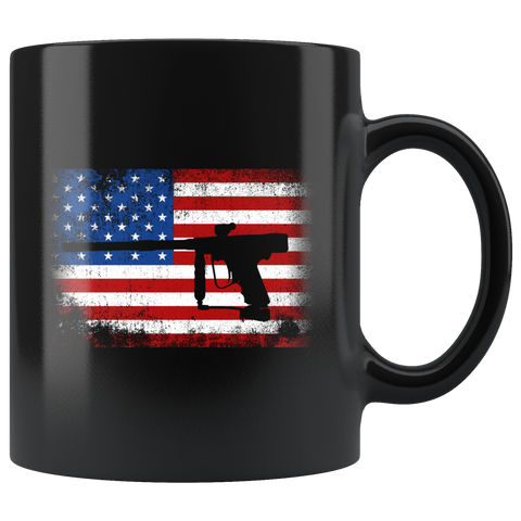 American Paintball 11oz Black Mug
