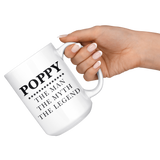 Poppy The Man 15oz White Mug