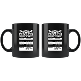 Mechanic Hourly Rate 11oz Black Mug