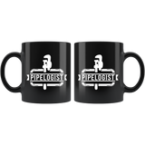 Pipelogist 11oz Black Mug