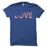 Love American Flag Shirt