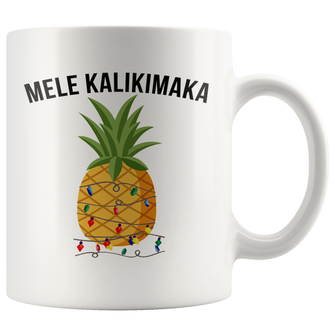 Mele Kalikimaka 11oz White Mug