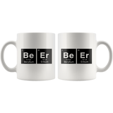 Beer Periodic Table White Mug