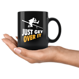 Just Get Over It - Hurdle Race 11oz Black Mug