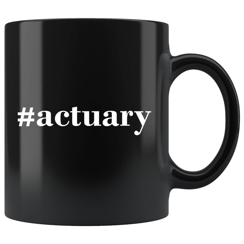 #Actuary 11oz Black Mug