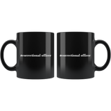#Correctional Officer 11oz Black Mug