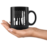 American Cook 11oz Black Mug