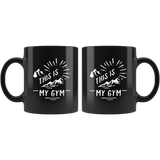 This Is My Gym 11oz Black Mug