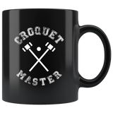 Croquet Master 11oz Black Mug