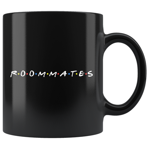 R-o-o-m-m-a-t-es  11oz Black Mug