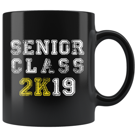 Senior Class 2K19 11oz Black Mug