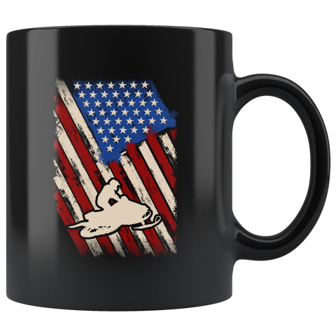 American Snowmobile 11oz Black Mug