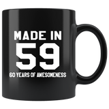 Made In 59 11oz Black Mug