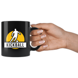Kickball 11oz Black Mug