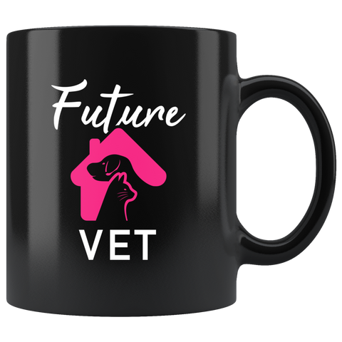 Future Vet 11oz Black Mug