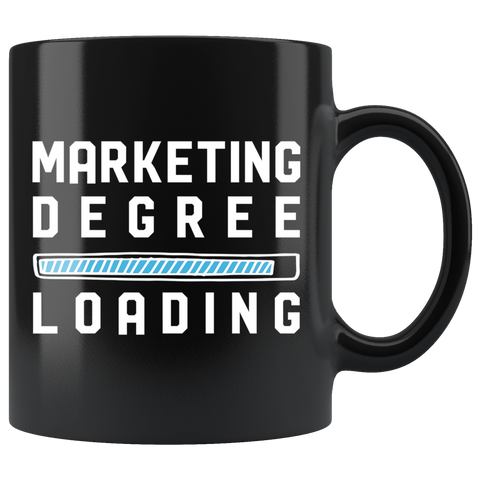 Marketing Degree Loading 11oz Black Mug