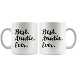 Best Auntie Ever White Mug