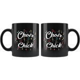 Choir Chick 11oz Black Mug