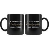 A Legendary Cartographer Has Retired 11oz Black Mug