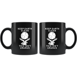 Keep Earth Clean This Isn't Uranus 11oz Black Mug