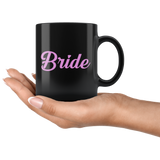 Bride 11oz Black Mug